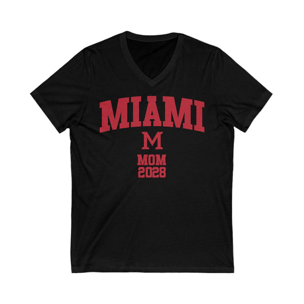 Miami University Class of 2028 MOM V-Neck Tee