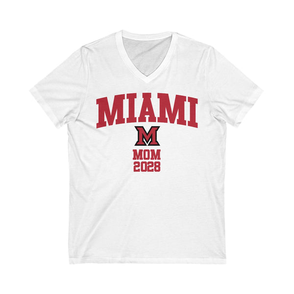 Miami University Class of 2028 MOM V-Neck Tee