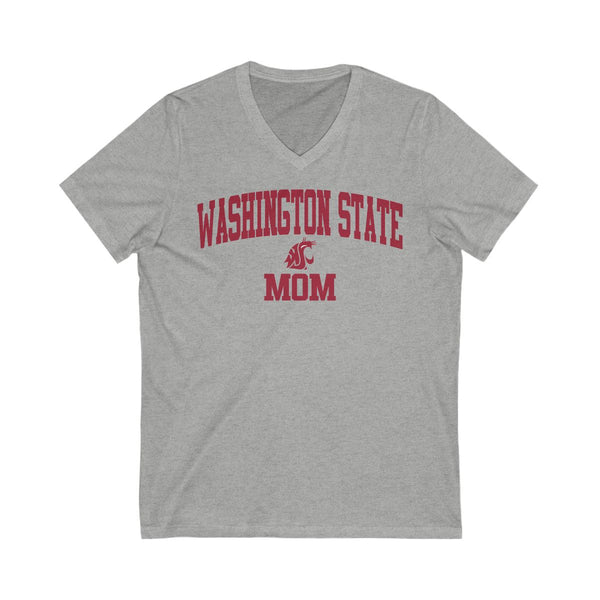 Washington State MOM V-Neck Tee