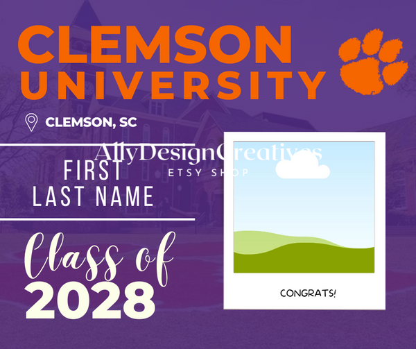 3 Clemson Digital Template