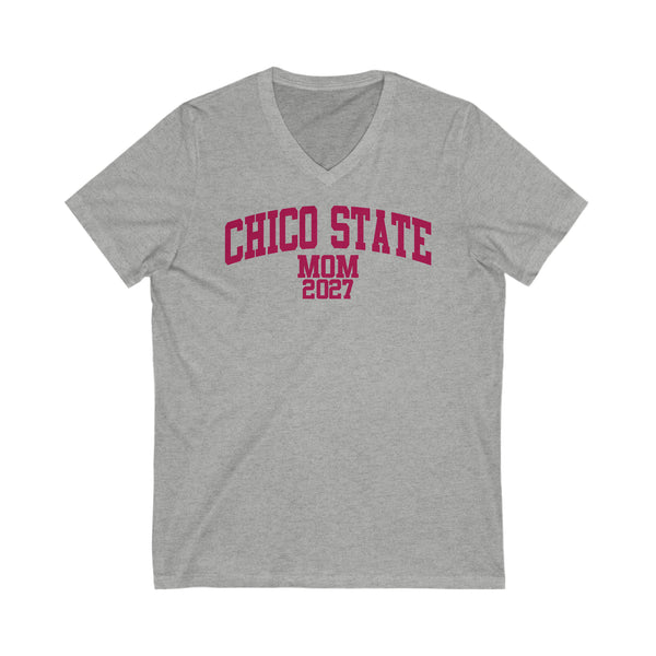 Chico State Class of 2027 MOM V-Neck Tee