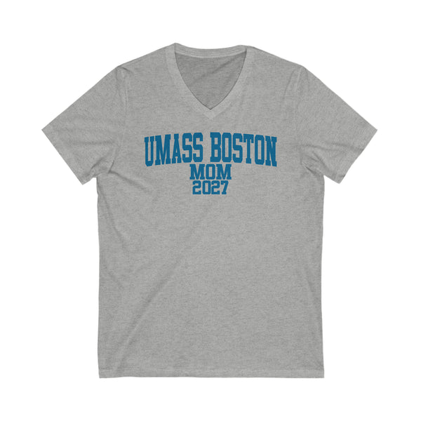 UMass Boston Class of 2027 MOM V-Neck Tee