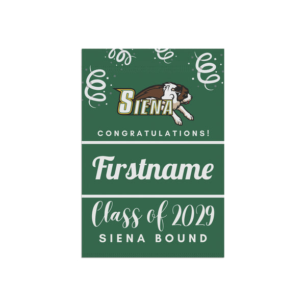 Personalized Siena 2029 Yard Flag