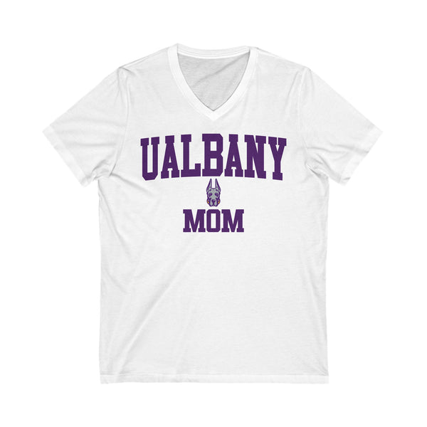 UAlbany MOM V-Neck Tee