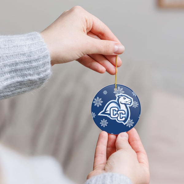 Connecticut College Ceramic Ornaments