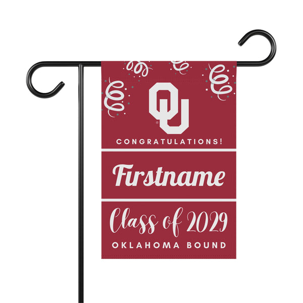 Personalized Oklahoma 2029 Yard Flag