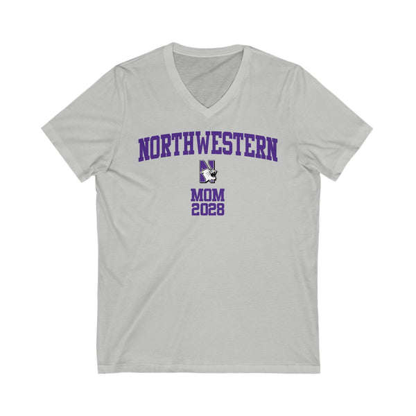 Northwestern Class of 2028 MOM V-Neck Tee