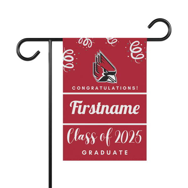 Personalized Ball State 2025 Graduate Yard Flag