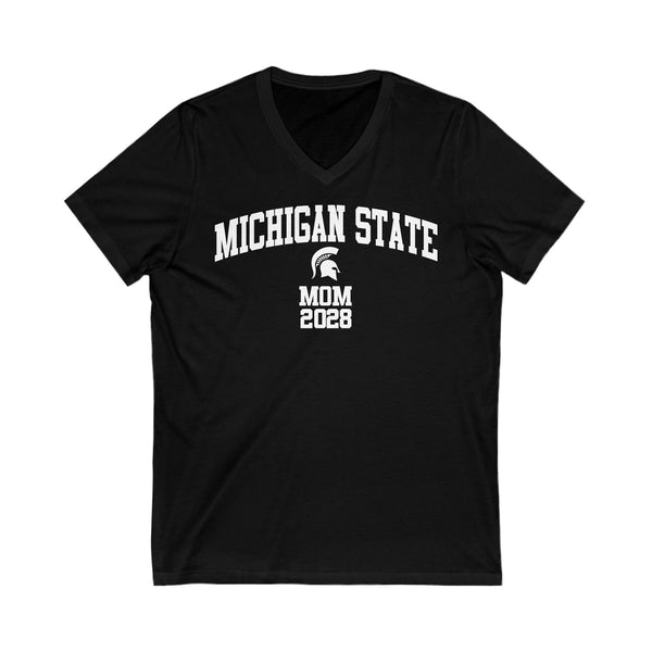 MSU Class of 2028 MOM V-Neck Tee