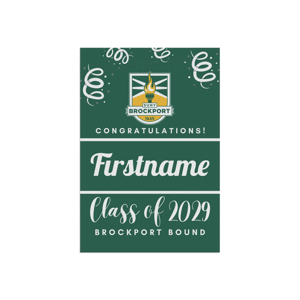 Personalized Brockport 2029 Yard Flag