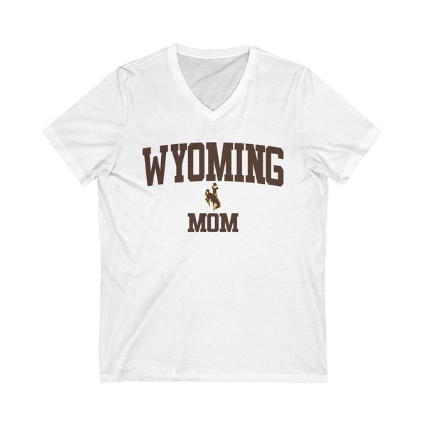 Wyoming MOM V-Neck Tee