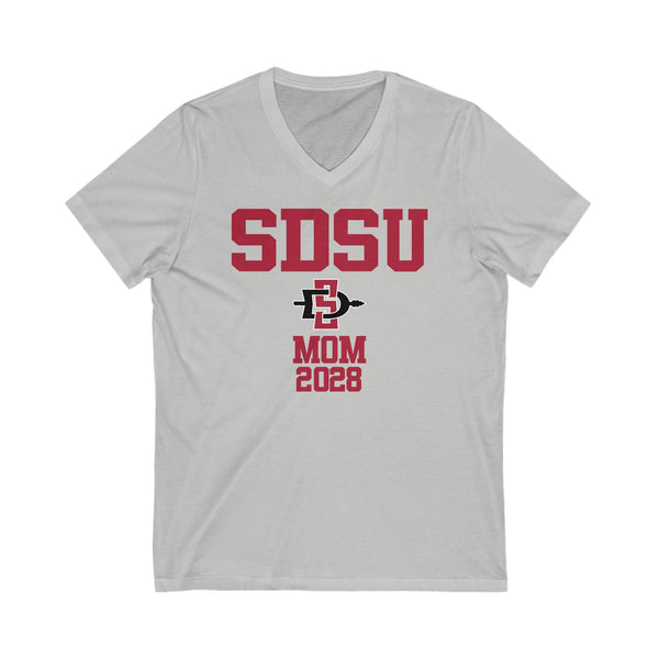 SDSU Class of 2028 MOM V-Neck Tee