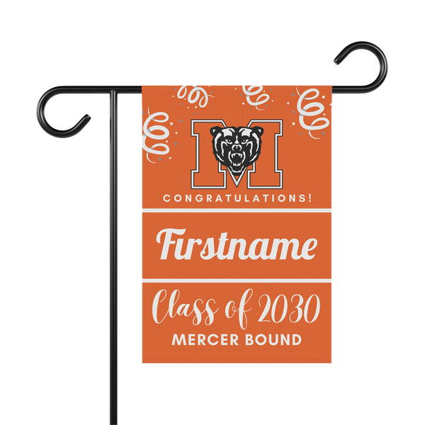Personalized Mercer 2030 Yard Flag