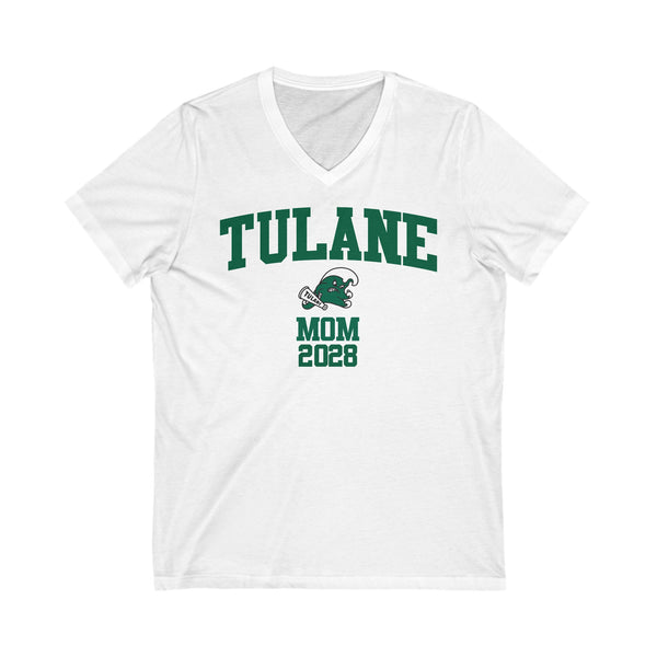 Tulane Class of 2028 MOM V-Neck Tee