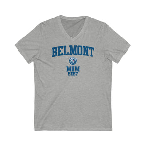 Belmont Class of 2027 MOM V-Neck Tee