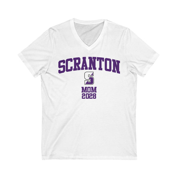 Scranton Class of 2028 MOM V-Neck Tee