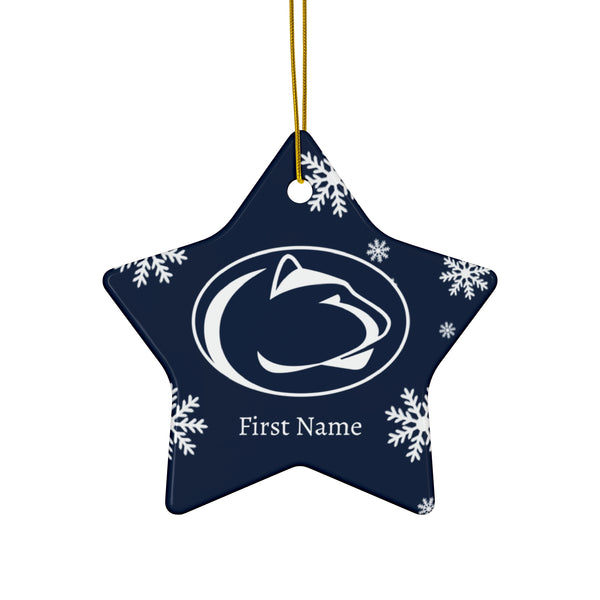Personalized PSU Ceramic Ornament
