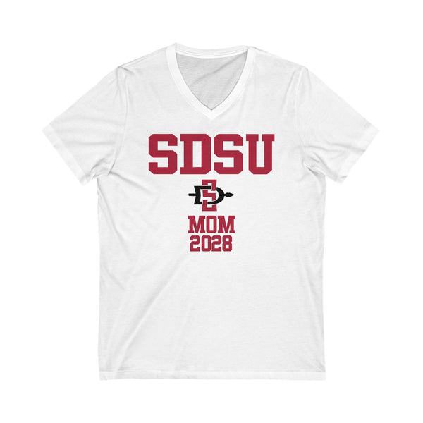 SDSU Class of 2028 MOM V-Neck Tee