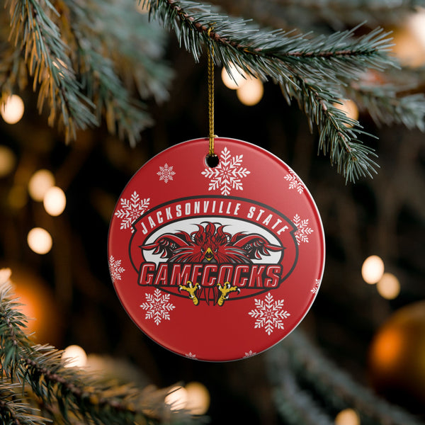 Jacksonville State Ceramic Ornaments
