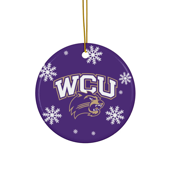WCU Ceramic Ornaments