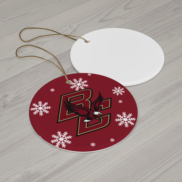Boston College Christmas Ceramic Ornaments