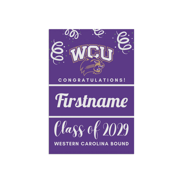 Personalized WCU 2029 Yard Flag