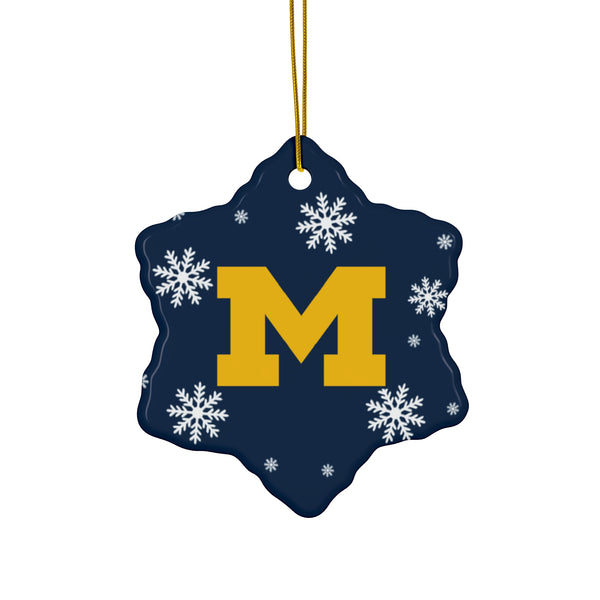 Michigan Christmas Ceramic Ornaments