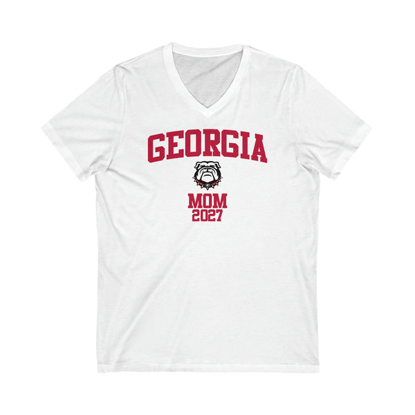 UGA Class of 2027 MOM V-Neck Tee