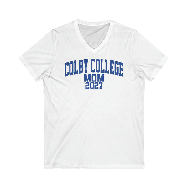 Colby College Class of 2027 MOM V-Neck Tee