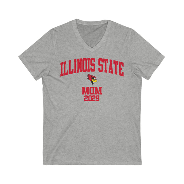 Illinois State 2029 MOM V-Neck Tee