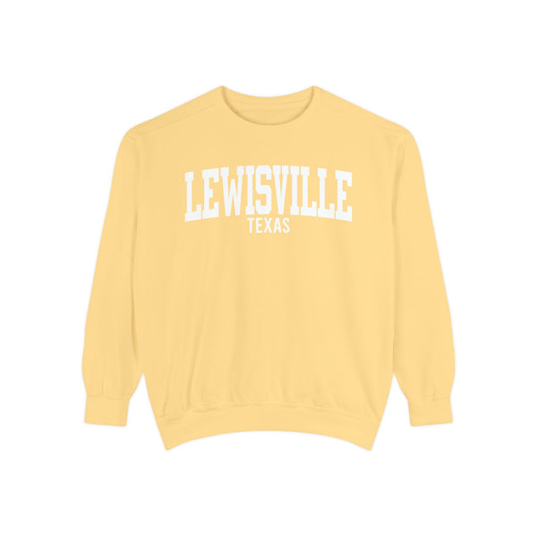Lewisville Texas Comfort Colors Sweatshirt
