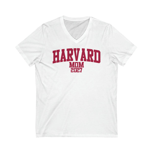 Harvard Class of 2027 MOM V-Neck Tee