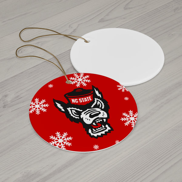 NC State Ceramic Ornaments
