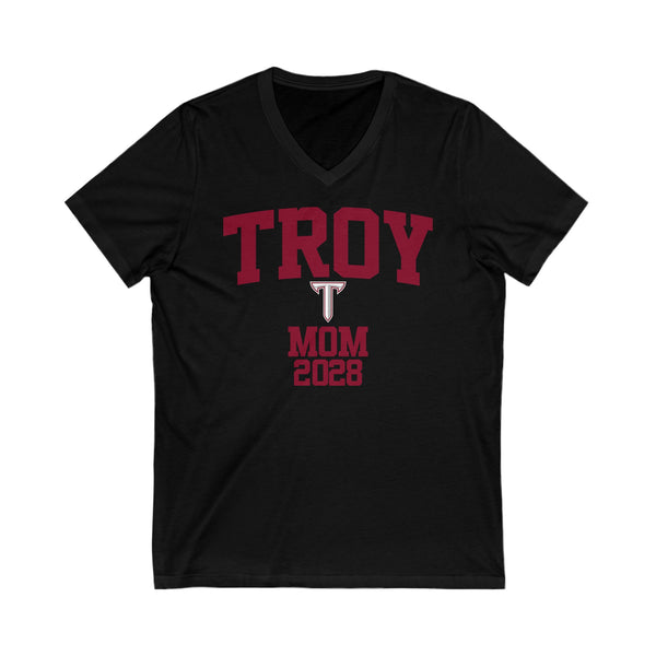 Troy Class of 2028 MOM V-Neck Tee
