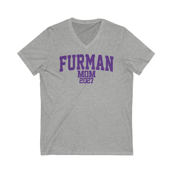 Furman Class of 2027 MOM V-Neck Tee