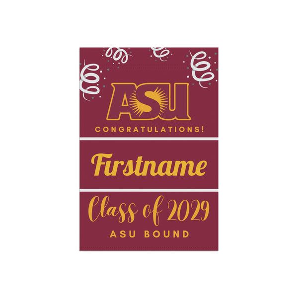 Personalized ASU 2029 Yard Flag