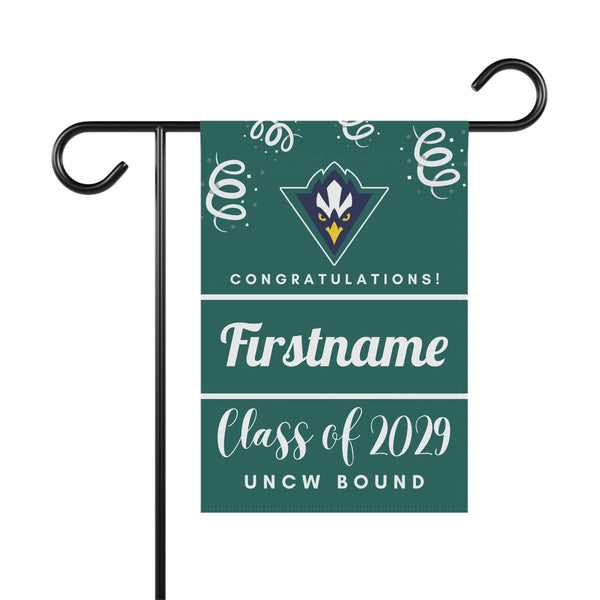 Personalized UNCW 2029 Yard Flag