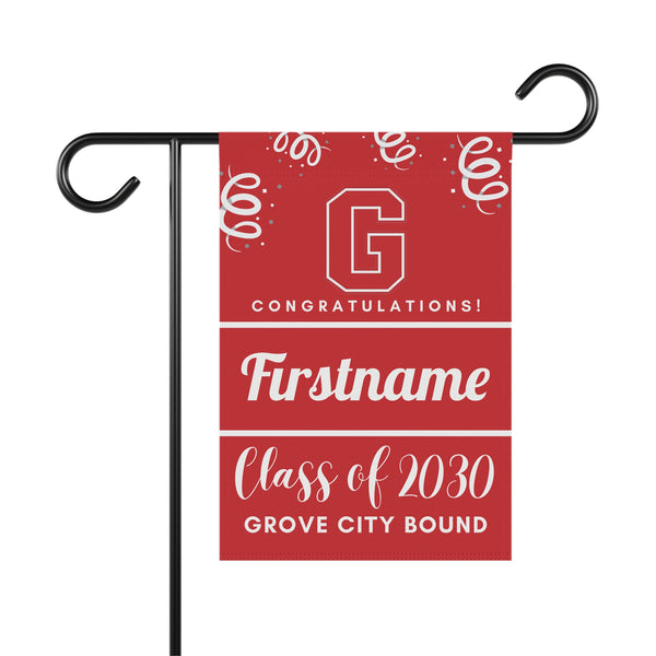 Personalized Grove City 2030 Yard Flag