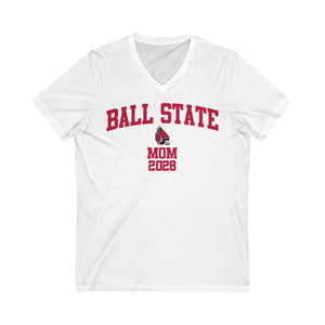 Ball State Class of 2028 MOM V-Neck Tee