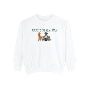 Keep Your Smile Comfort Colors Sweatshirt