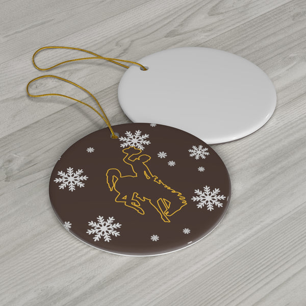 Wyoming Ceramic Ornaments