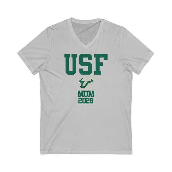USF Class of 2028 MOM V-Neck Tee