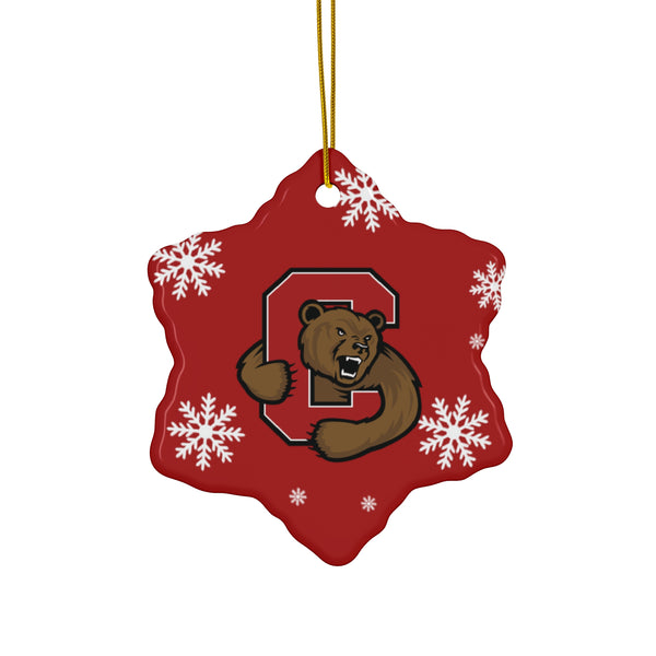 Cornell Ceramic Ornaments