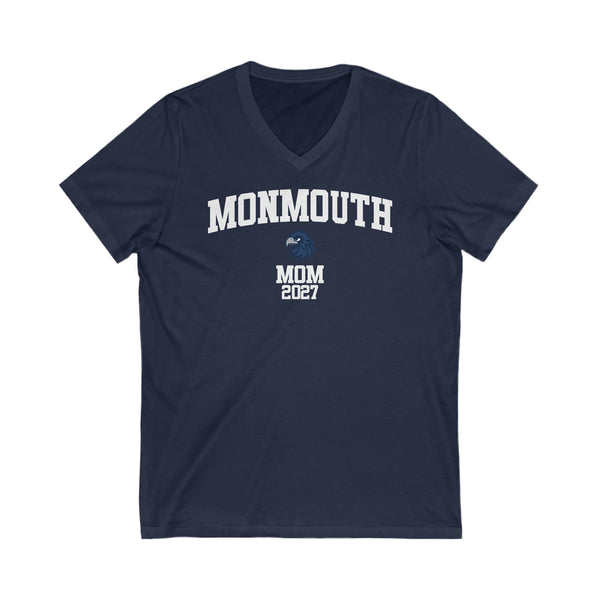 Monmouth Class of 2027 MOM V-Neck Tee
