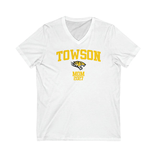 Towson Class of 2027 MOM V-Neck Tee