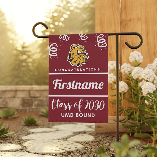 Personalized UMD 2030 Yard Flag
