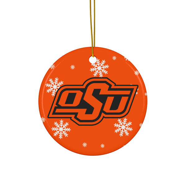 Oklahoma State Ceramic Ornaments