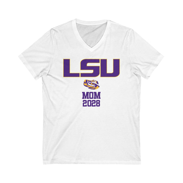 LSU Class of 2028 MOM V-Neck Tee