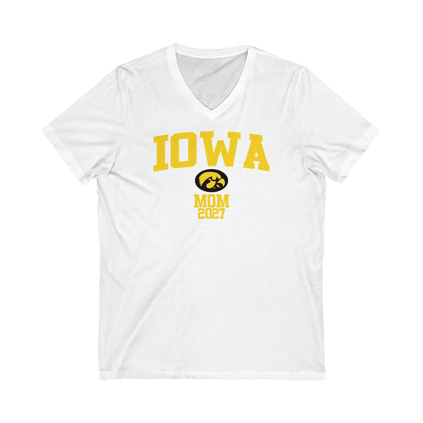 Iowa Class of 2027 MOM V-Neck Tee