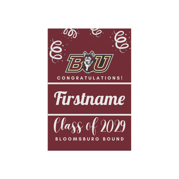 Personalized Bloomsburg 2029 Yard Flag
